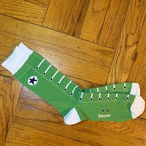 Green Soxeteer Tall “Converse” Socks